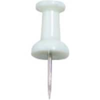 プラス PLUS 35360)プッシュピン CP101P ホワイト 20本