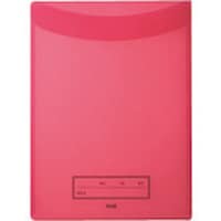 プラス PLUS 79743)年組氏名 れんらく袋 レッド FL192SFRD 1冊