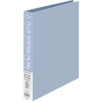 プラス PLUS 87004)2リングファイル FL101RF A4S 37mm 青 FL101RFBL 1冊