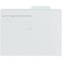 プラス PLUS 87411)個別フォルダー FL081IF A4E グレー 10枚