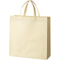 プラス JTX 871058)不織布手提げバッグ小10枚ベジュ B450JBE