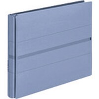 プラス PLUS 82318)背幅伸縮フラットセノバス FL042SS 青 FL042SSBL 1冊