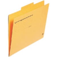プラス PLUS 87207)カットフォルダー 3山 FL063IF A4 黄 FL063IFYL 1Pk(3冊)