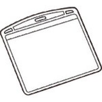 プラス JTX 240063)名札用替ケスパス名刺型横100枚B073J10