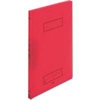 プラス PLUS 79763)年組氏名 パンチレスファイル レッド FL194SFRD 1冊