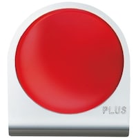 プラス PLUS 80564)カラーマグネットクリップ 大 レッド