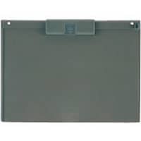 プラス PLUS 83141)クリップボード FL401CP A4S ダークグレー FL401CPDGY 1枚