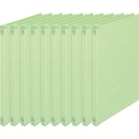 プラス PLUS 79436)フラットF背補強 10冊 A4S NO.021Sグリーン