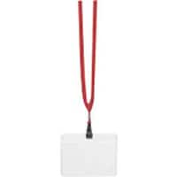 プラス JTX 860199)再生ループ式名札 赤10枚 B650JR