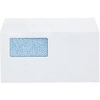 プラス JTX 830346)窓付封筒長3横長白ケント100枚糊付 P028JWS
