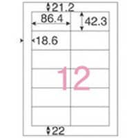 プラス JTX 46682)OAラベルレザ用SE500枚12面B A124J A124J 1箱(500枚)