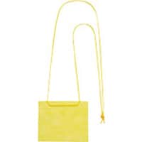 プラス JTX 864364)カライベント名札名刺50枚黄B361JY50