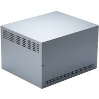 タカチ電機工業 タカチ 放熱穴付アルミケース メタリックシルバー MBH241829 1台