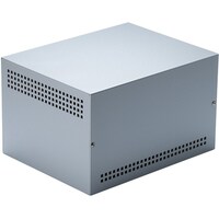 タカチ電機工業 タカチ 放熱穴付アルミケース メタリックシルバー MBH181423 1台