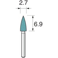 アルゴファイル GC/1.6軸砥石(軸付砥石ミニ グリーンカーボランダム) GCG1007 1袋(12本)