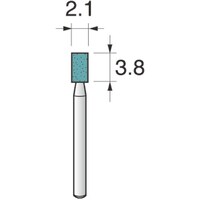 アルゴファイル GC/1.6軸砥石(軸付砥石ミニ グリーンカーボランダム) GCG1004 1袋(12本)