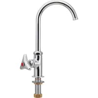 カクダイ KAKUDAI 左ハンドル立形スワン水栓