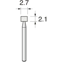 アルゴファイル WA/1.6軸砥石(軸付砥石ミニ ホワイトアランダム) GCW1005 1袋(12本)