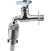 カクダイ KAKUDAI カップリング付き横水栓(バキュームブレーカ)