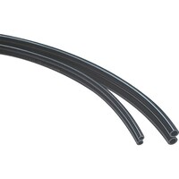 ニホンピスコ PISCO フラットチューブ 4×2.5 2芯 20М ブラック