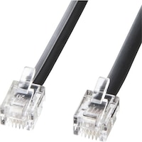 サンワサプライ SANWA モジュラーケーブル(黒) TELN120BKN2 1本