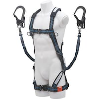 KH KH ハーネスX型+2丁掛けランヤード セット