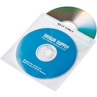 サンワサプライ SANWA DVD・CD不織布ケース(ホワイト) FCDFN50WN 1S(50枚)