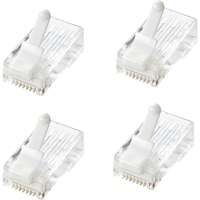 サンワサプライ SANWA ツメ折れ防止カテゴリ6RJ45コネクタ ADT6RJTS100 1S(100個)
