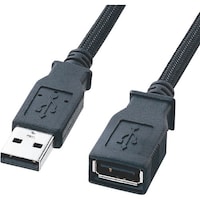 サンワサプライ SANWA ナイロンメッシュUSB2.0ケーブル KU20NM20ENK 1本