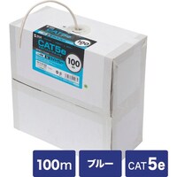 サンワサプライ SANWA カテゴリ5eUTP単線ケーブルのみ KBT5CB100BLN 1本