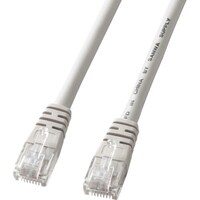 サンワサプライ SANWA エンハンスドカテゴリ5より線クロスLANケーブル ライトグレー 10m KBT5Y10CN 1本