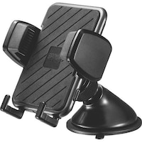 サンワサプライ SANWA スマートフォン用車載ホルダー(手帳型ケース対応・オンダッシュタイプ) CARHLD11BK 1個