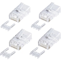 サンワサプライ SANWA カテゴリ6RJ45コネクタ(単線用) ADT6RJ100 1S(100個)