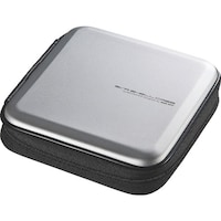 サンワサプライ SANWA ブルーレイディスク対応セミハードケース(24枚収納・シルバー) FCDWLBD24S 1個