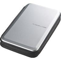 サンワサプライ SANWA ブルーレイディスク対応セミハードケース(56枚収納・シルバー) FCDWLBD56S 1個