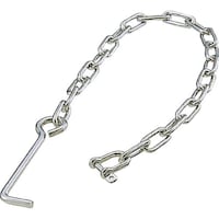 水本 水本 ステンレス アンカー付チェーン 4mm チェーン長500mm A1211 1個