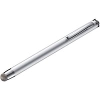 サンワサプライ SANWA 導電性ファイバー素材タッチペン(先端交換部品付属・シルバー) PDAPEN43SV 1個
