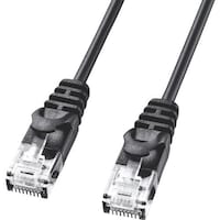 サンワサプライ SANWA カテゴリ6極細LANケーブル LASL602BK 1本