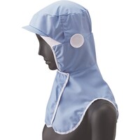 サーウ゛ォ サンペックス ロングフード 衛生帽子 サックス LL DC5241LL 1枚