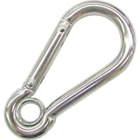水本 水本 ステンレス スナップフックAE型(リング付) 線径7mm 長さ74mm (1個入) B2782 1袋(1個)