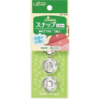 クロバー CLOVER スナップ21mm シルバー 26548 1袋(3組)