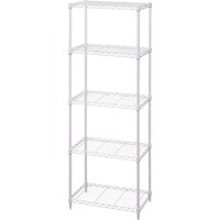 アイリスオーヤマ IRIS 104098 カラーメタルラック ハイタイプ ホワイト CMM55165W 1台