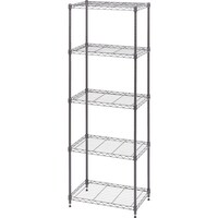 アイリスオーヤマ IRIS 573633 カラーメタルラック ハイタイプ CMM55165BWN 1台