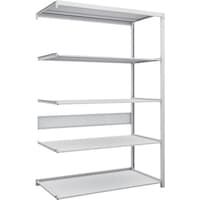 トラスコ中山 TRUSCO スチールラック K1型抗菌塗装高密度収納棚 H1900XW1250XD625 5段 連結型 K16465B 1台