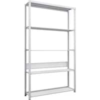 トラスコ中山 TRUSCO スチールラック K1型抗菌塗装高密度収納棚 H2200XW1250XD325 5段 K17435 1台
