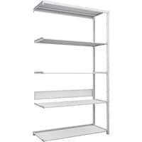 トラスコ中山 TRUSCO スチールラック K1型抗菌塗装高密度収納棚 H2200XW1250XD475 5段 連結型 K17445B 1台