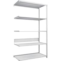 トラスコ中山 TRUSCO スチールラック K1型抗菌塗装高密度収納棚 H2200XW1250XD625 5段 連結型 K17465B 1台