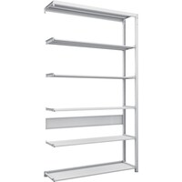 トラスコ中山 TRUSCO スチールラック K1型抗菌塗装高密度収納棚 H2200XW1250XD325 6段 連結型 K17436B 1台