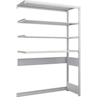 トラスコ中山 TRUSCO スチールラック K1型抗菌塗装高密度収納棚 下段開放型 H1900XW1250XD475 4段 連結型 K1U6444B 1台