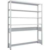 トラスコ中山 TRUSCO スチールラック K1型抗菌塗装高密度収納棚 下段開放型 H1900XW1550XD325 4段 K1U6534 1台